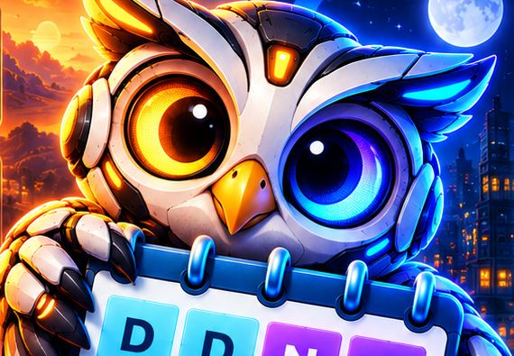 The ShiftMate robot owl holding a rota calendar.